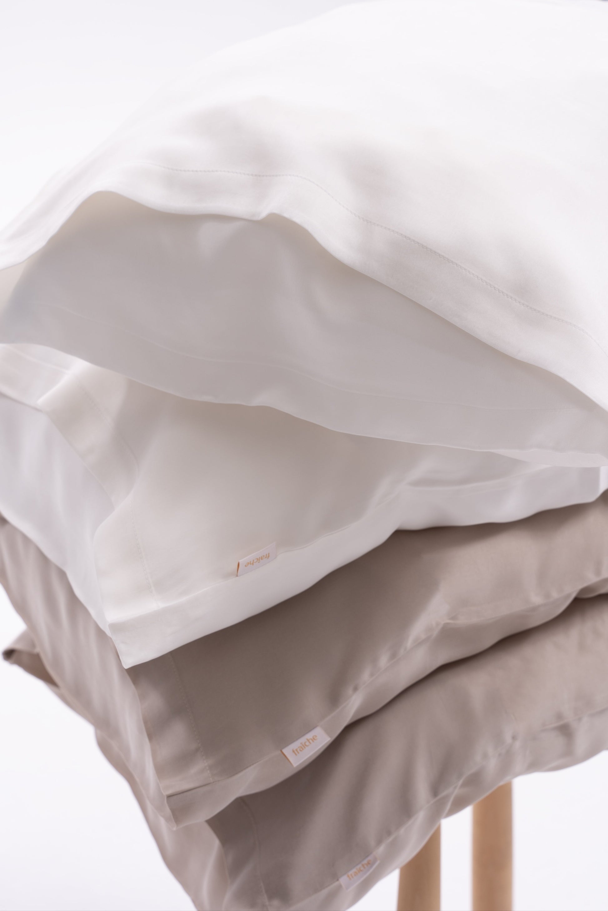 Vegan Silk (Cupro) Pillowcase-Creamy