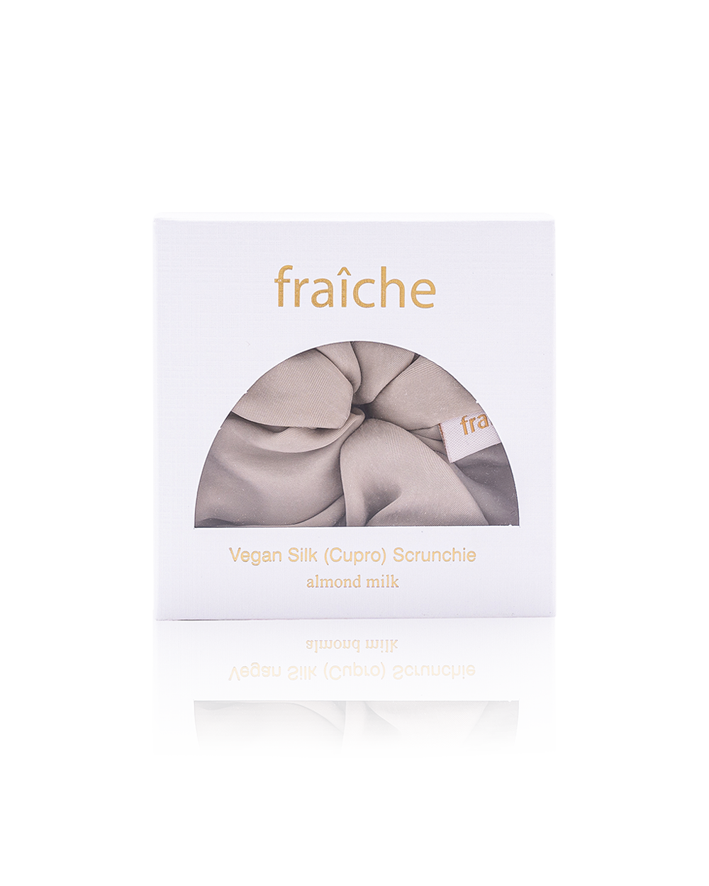Vegan İpek(Cupro) Scrunchie-Creamy