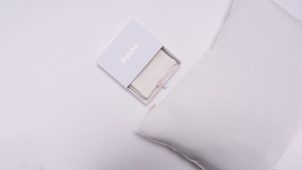 Vegan Silk (Cupro) Pillowcase-Creamy